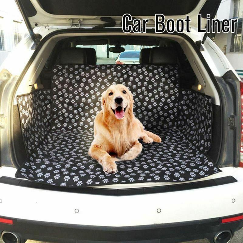Paw Print Car Boot Cover