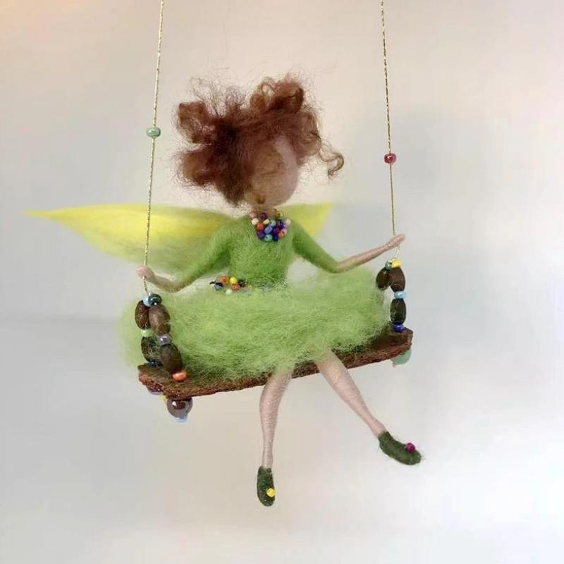 ✨ Fairy DIY Wool Needle Felt (Wool Felt Craft Stamp Set Needle Felt Gift Craft Kit)