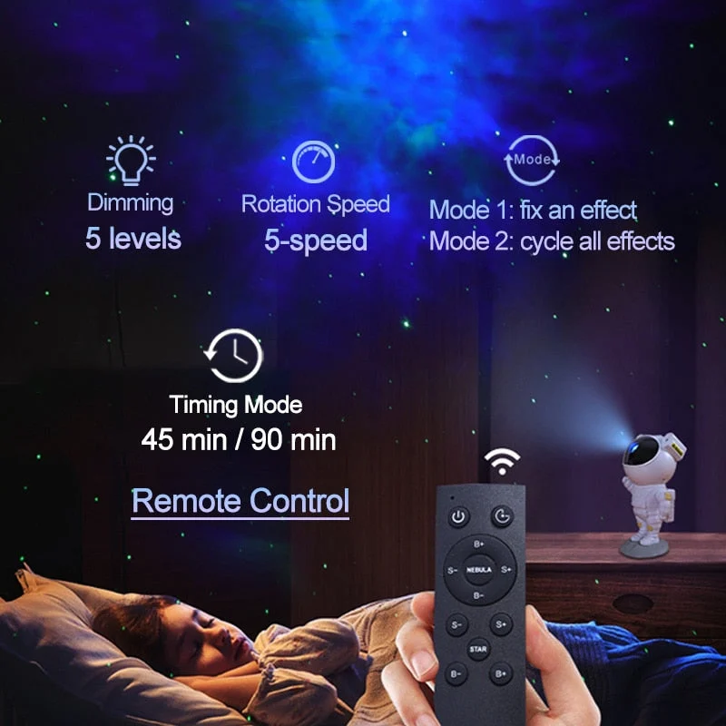 🎁Astronaut Star Galaxy Projector Light - With Timer and Remote (🔥 LIMITED TIME 🔥)