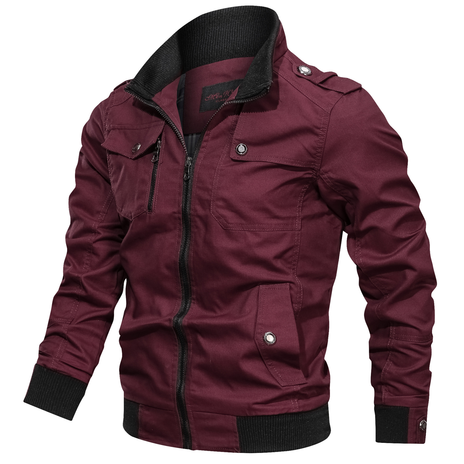 Mens outdoor cotton sports jacket
