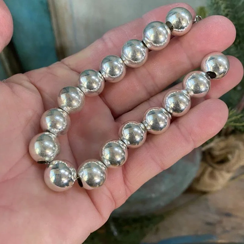 Sterling Silver Pearls Bracelet