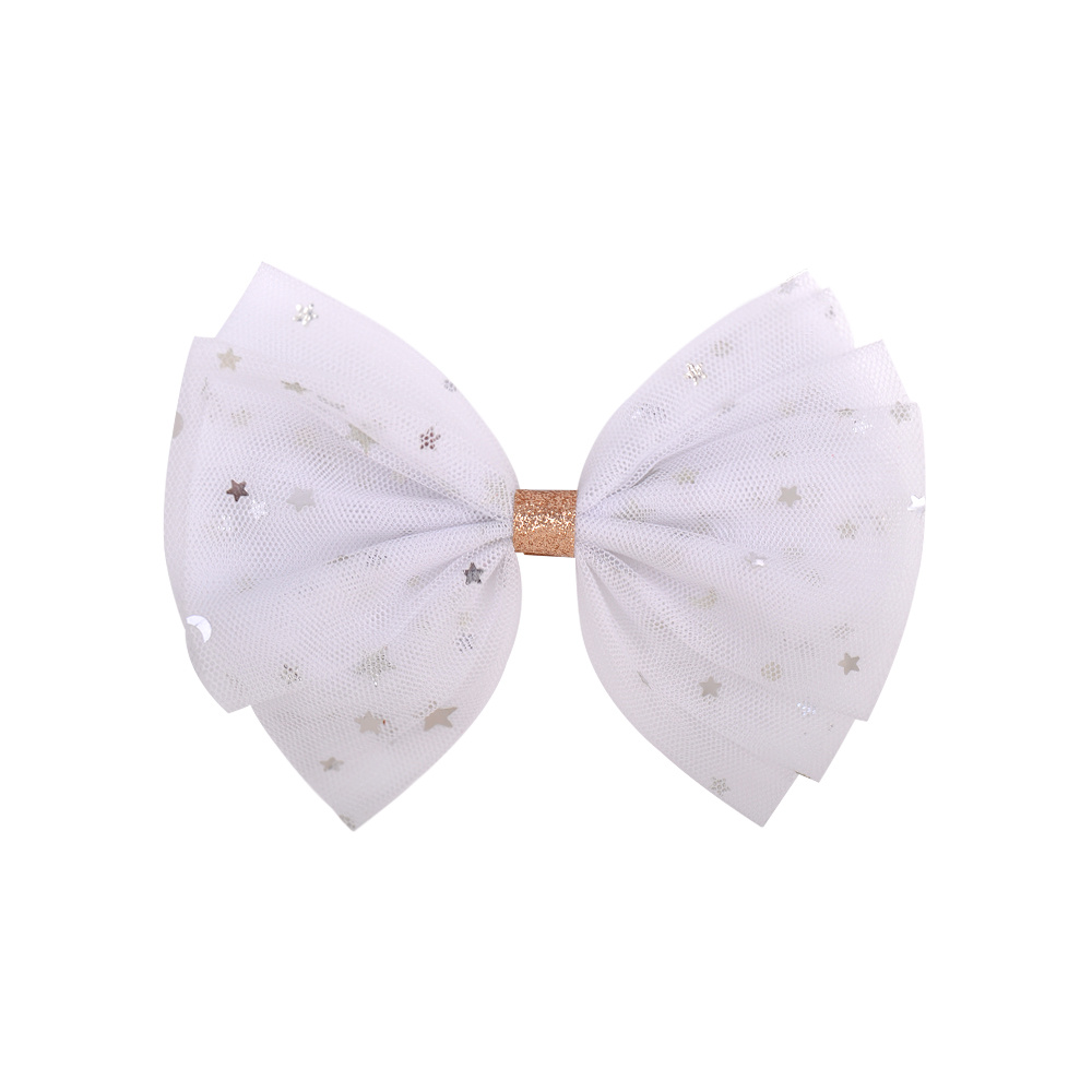 Kids Lace Star Bow