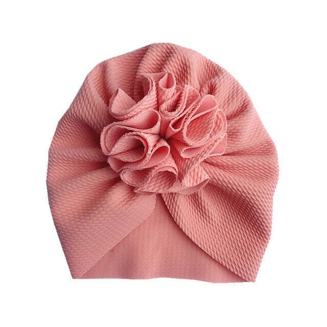 Cute Flower Baby Hat Toddler Turban Infant Head wraps Kids Bonnet Newborn Toddler Beanie Cap for  0-18m