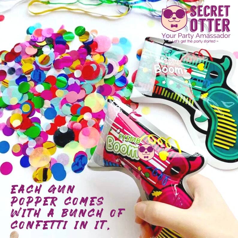 Super fun Party Gun Confetti Popper for Parties such as Wedding, Graduation, Birthday or Events
