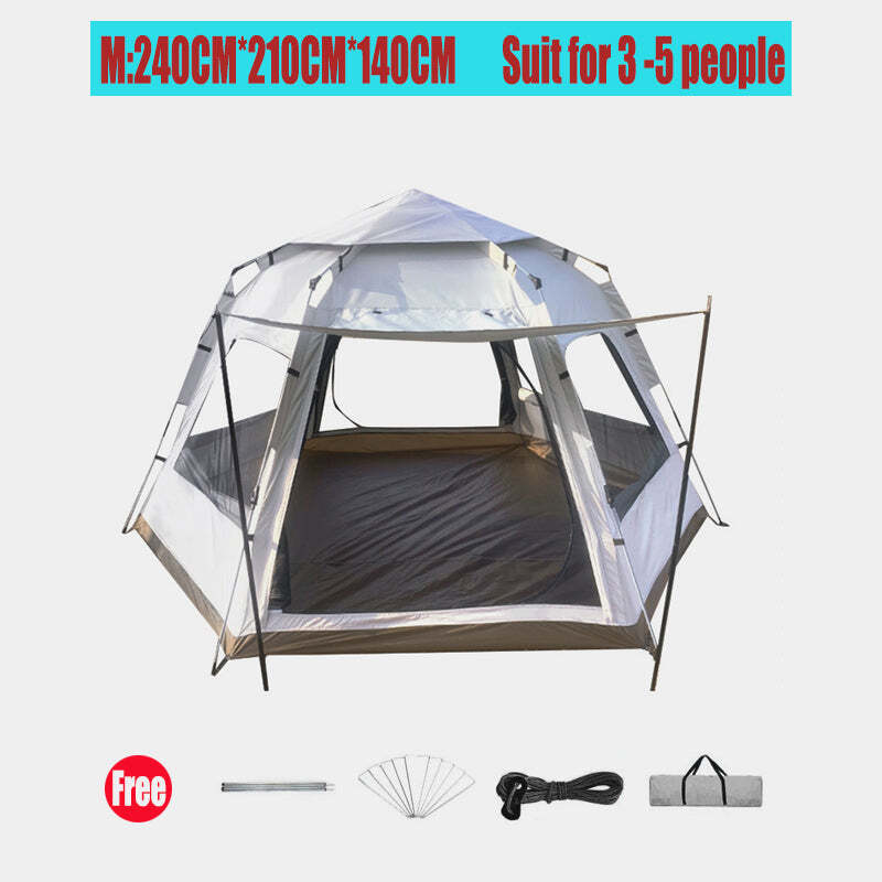 Automatic Pop up tent camping for 3-8 person
