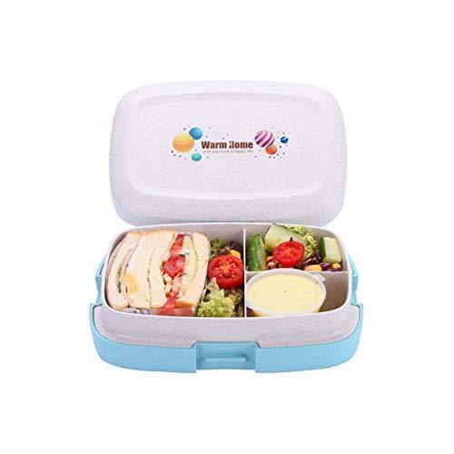 G.a HOMEFAVOR Plastic Lunch Food Container with Tableware Set Design, 1000ML Lea