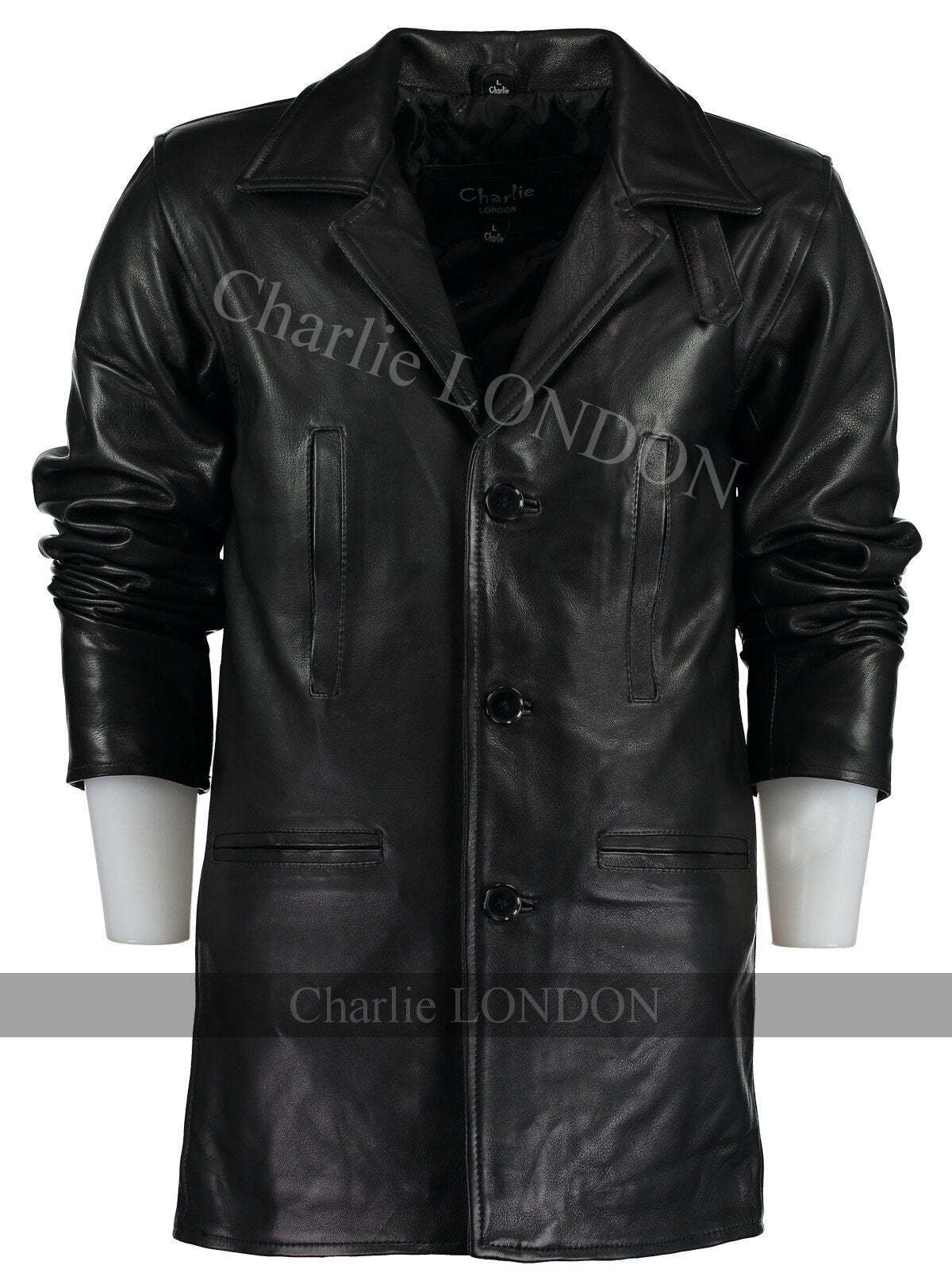 Men's Max Payne Leather Coat