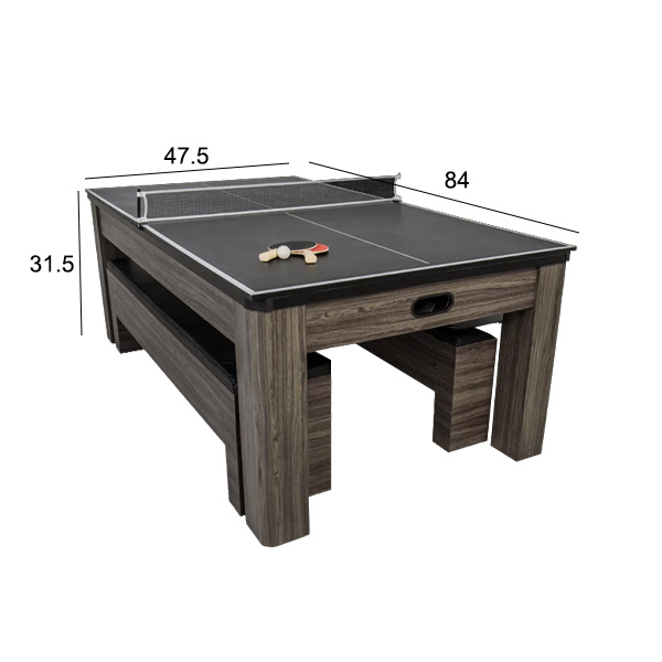 84'' 4 -Player Air Hockey Table with Manual Scoreboard