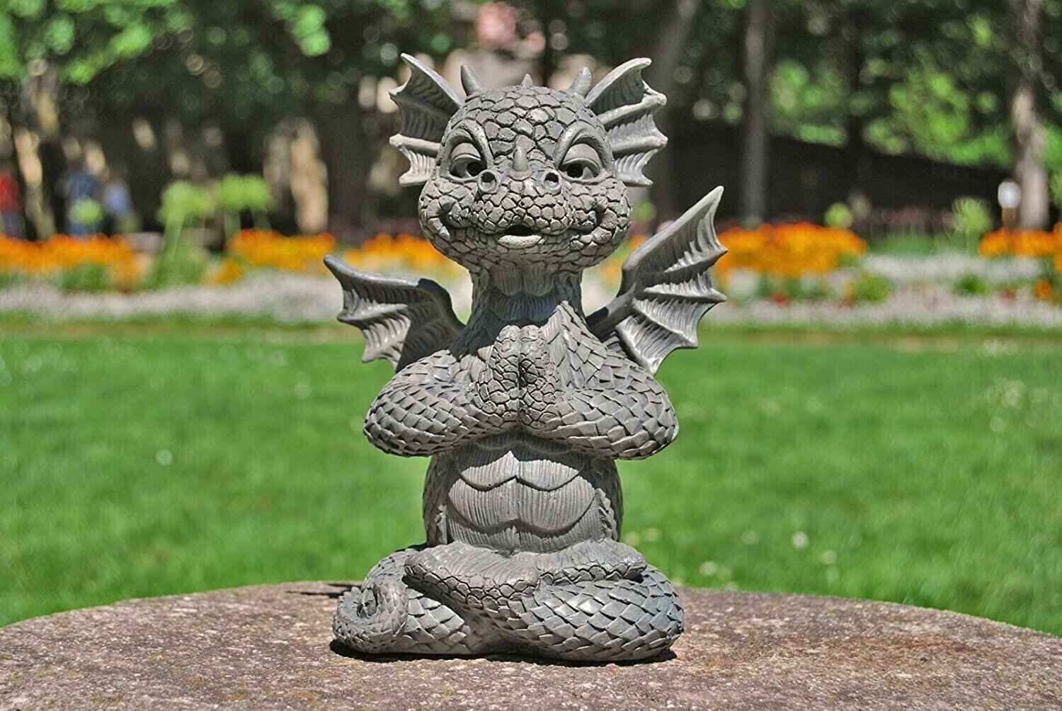 MystiCalls Garden Dragon Meditated  Statue Collecting