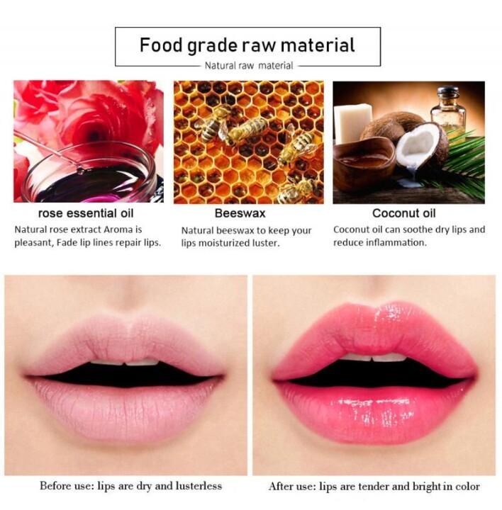 Natural Rose Essence Lip Balm Lipstick
