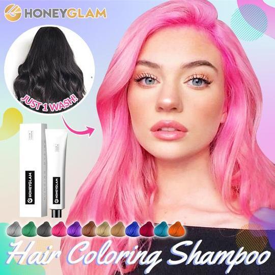✨Summer Hot Sale 50% OFF - HoneyGlam™ Hair Coloring Shampoo