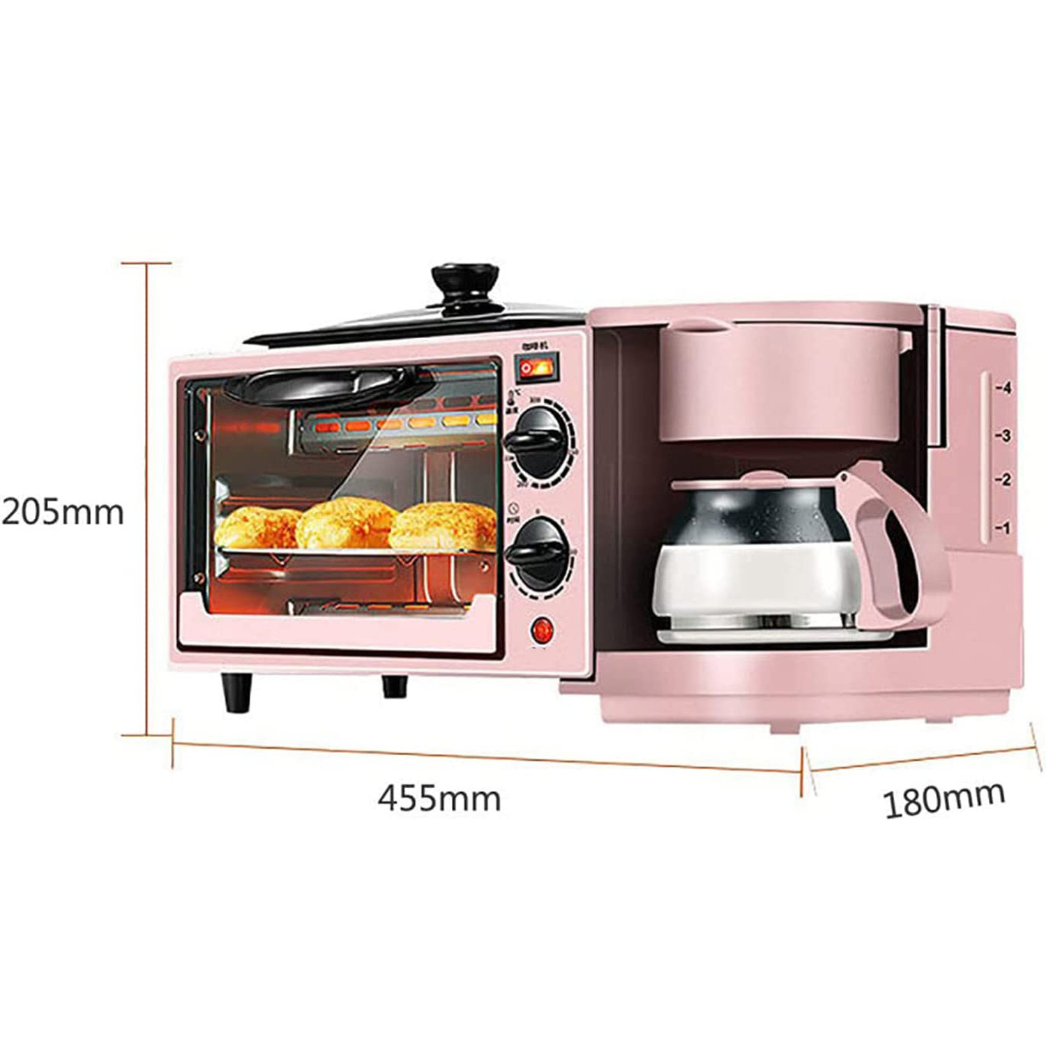 💥Last Day Price💝Multifunctional oven electric three-in-one household breakfast machine