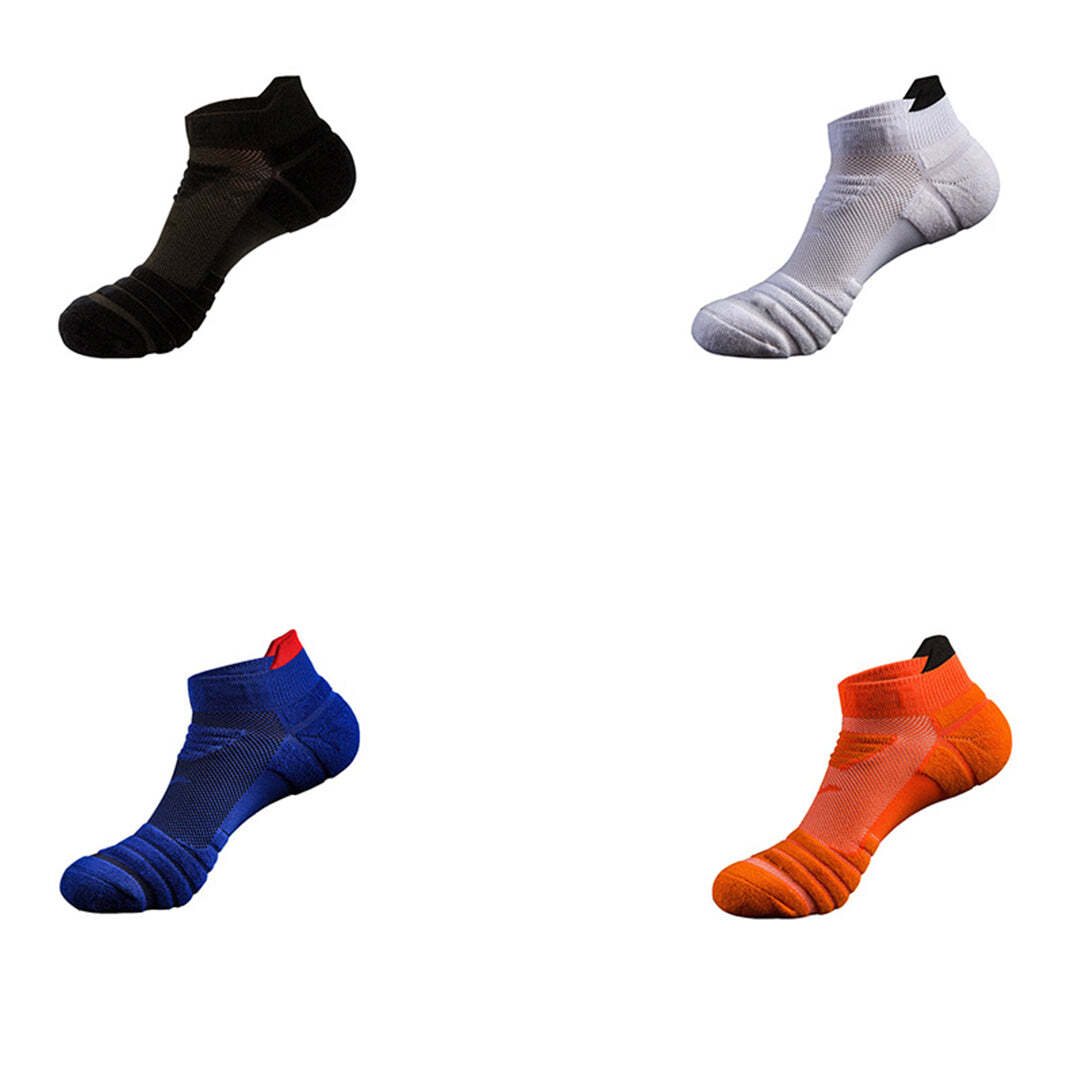 Cotton Running Socks For Sport Fitness 4 Pairs