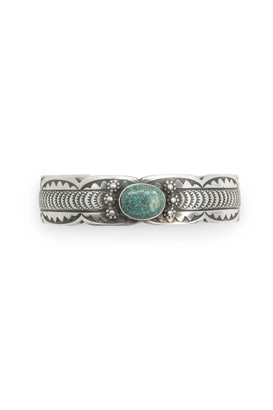 Cuff, Turquoise, Single Stone, Hallmark, Vintage, 596