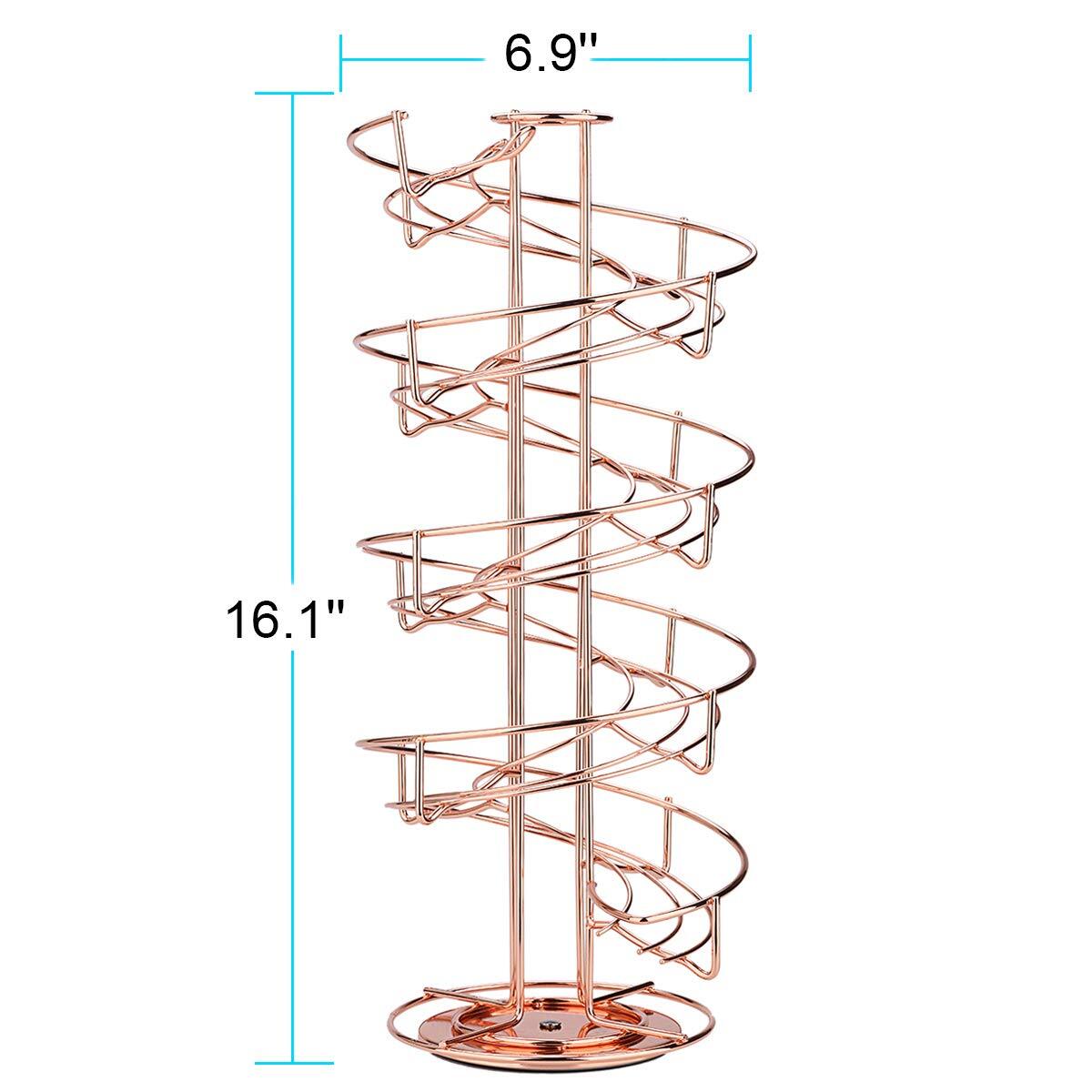 Spiral Design Metal Egg Skelter Dispenser Rack