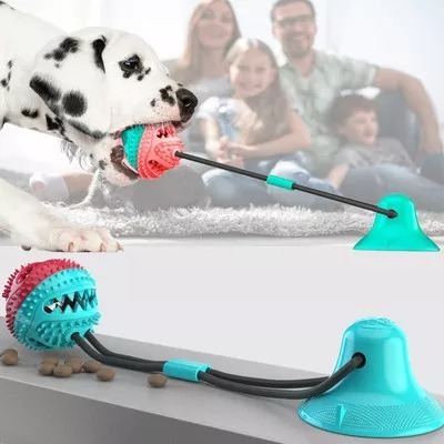 SUCTION CUP DOG TOY