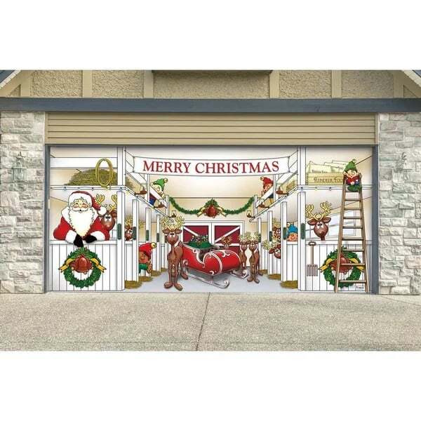 Winter Sale 75% OFF - Christmas 2023 Garage Door Decoration