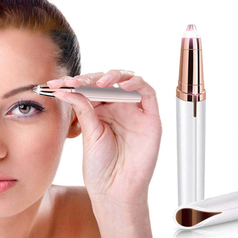 Wireless LED Eyebrow Timmer