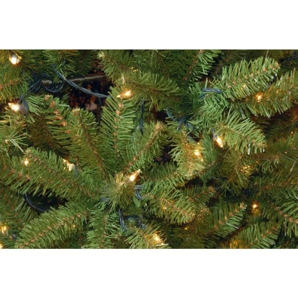 9 ft. Kingswood Fir Pencil Artificial Christmas Tree with Clear Lights