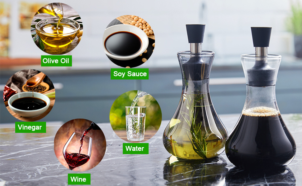 Glass Olive Oil Dispenser