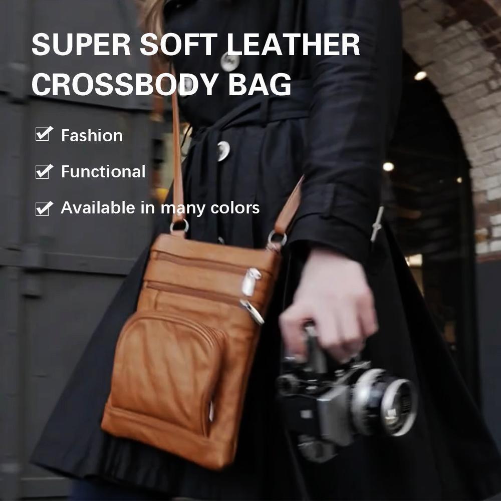 Super Soft Leather Crossbody Bag