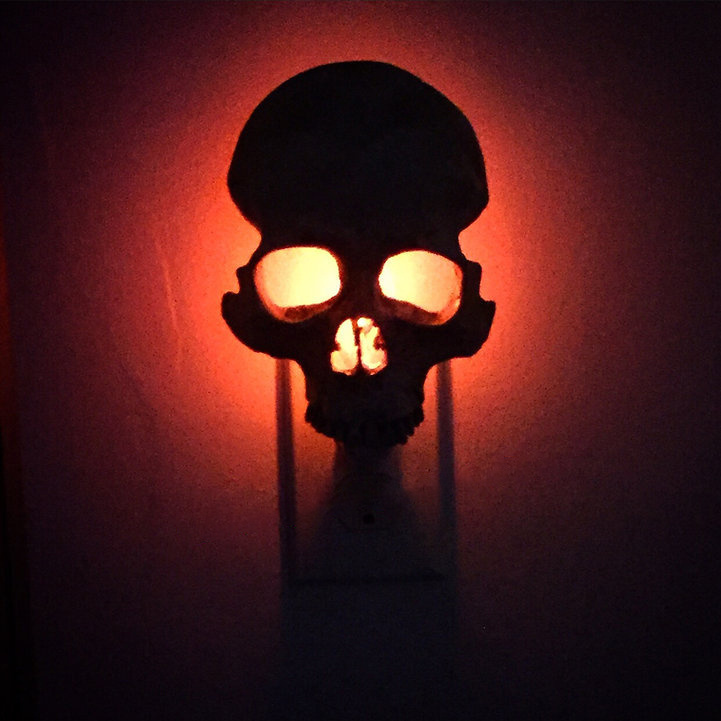 ?Skull Night Light