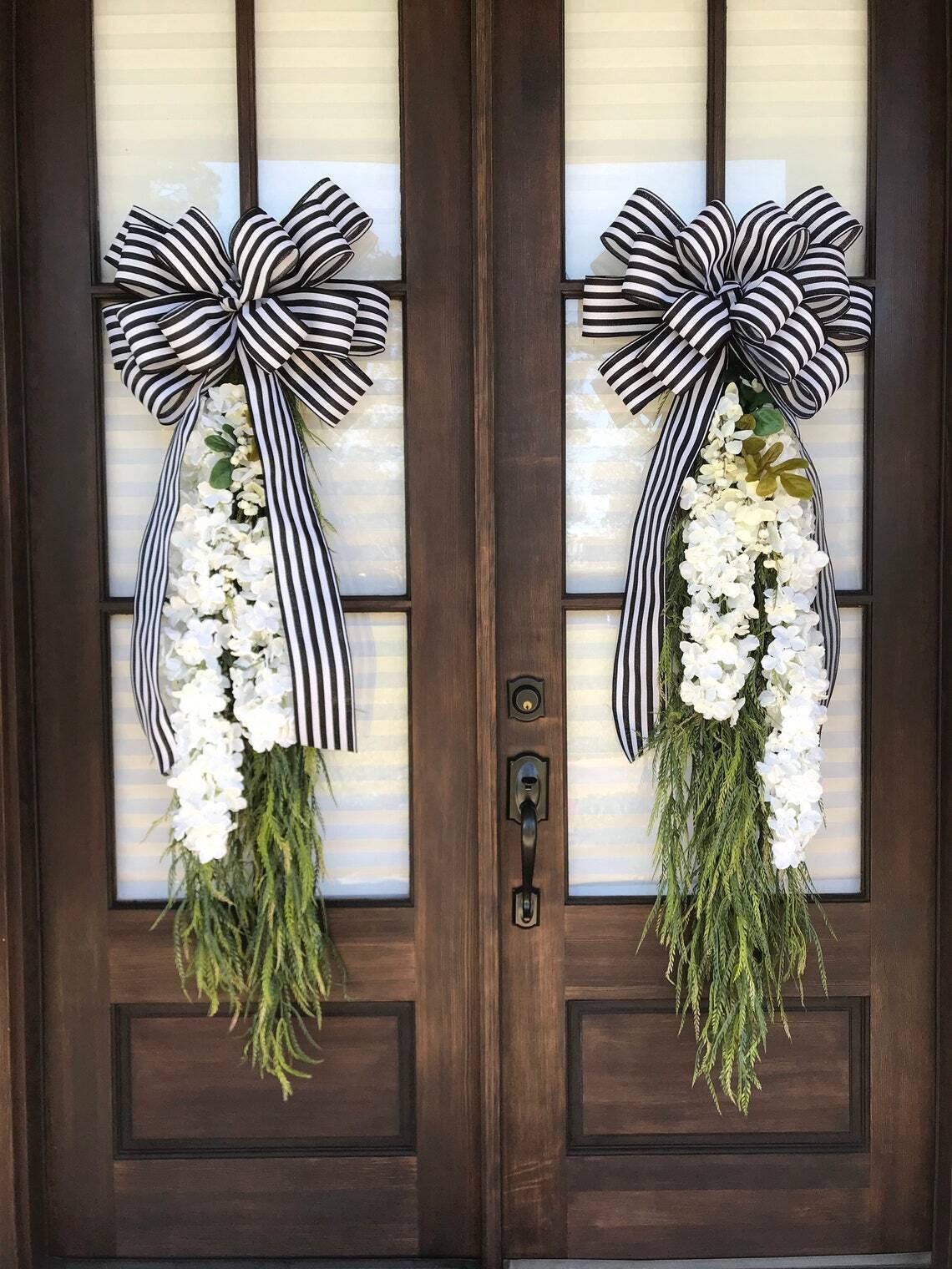 Double Door White Hydrangeas Wreath-Spring Sale 40%OFF