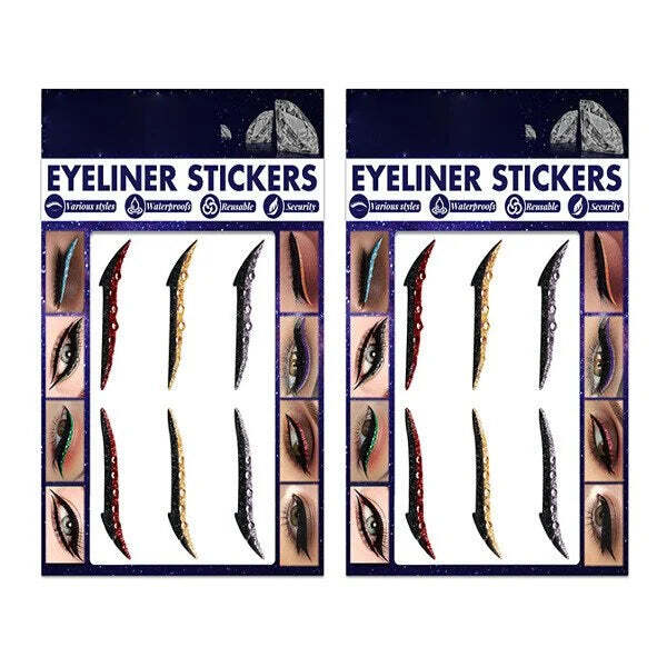 Reusable Eyeliner And Eyelash Stickers