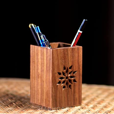 Wooden Pencil Holder - Pencil Cup