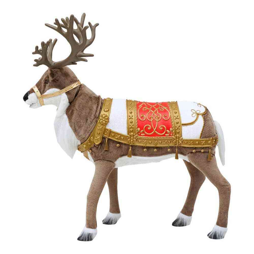 [Buy 2 Free Shipping] 4 ft Animated Reindeer Christmas Animatronic