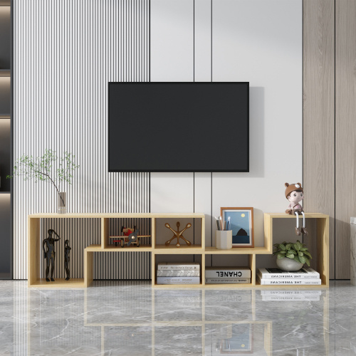 Double L-Shaped TV Stand，Display Shelf