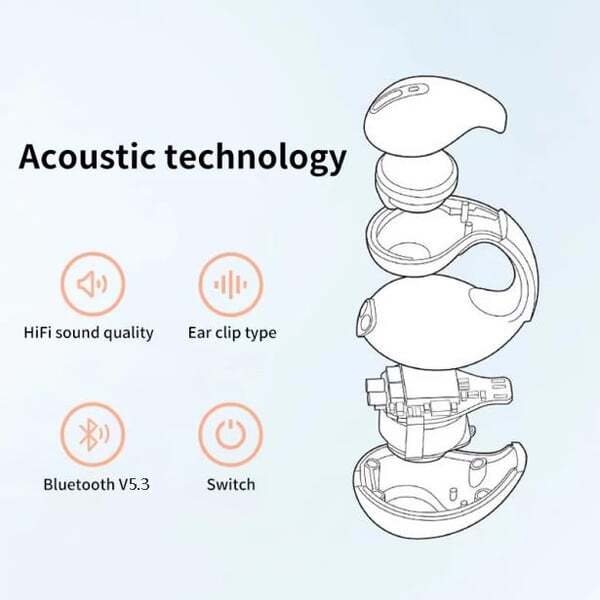 🎅Christmas Sale - 49% OFF🎁 Wireless Ear Clip Bone Conduction Headphones