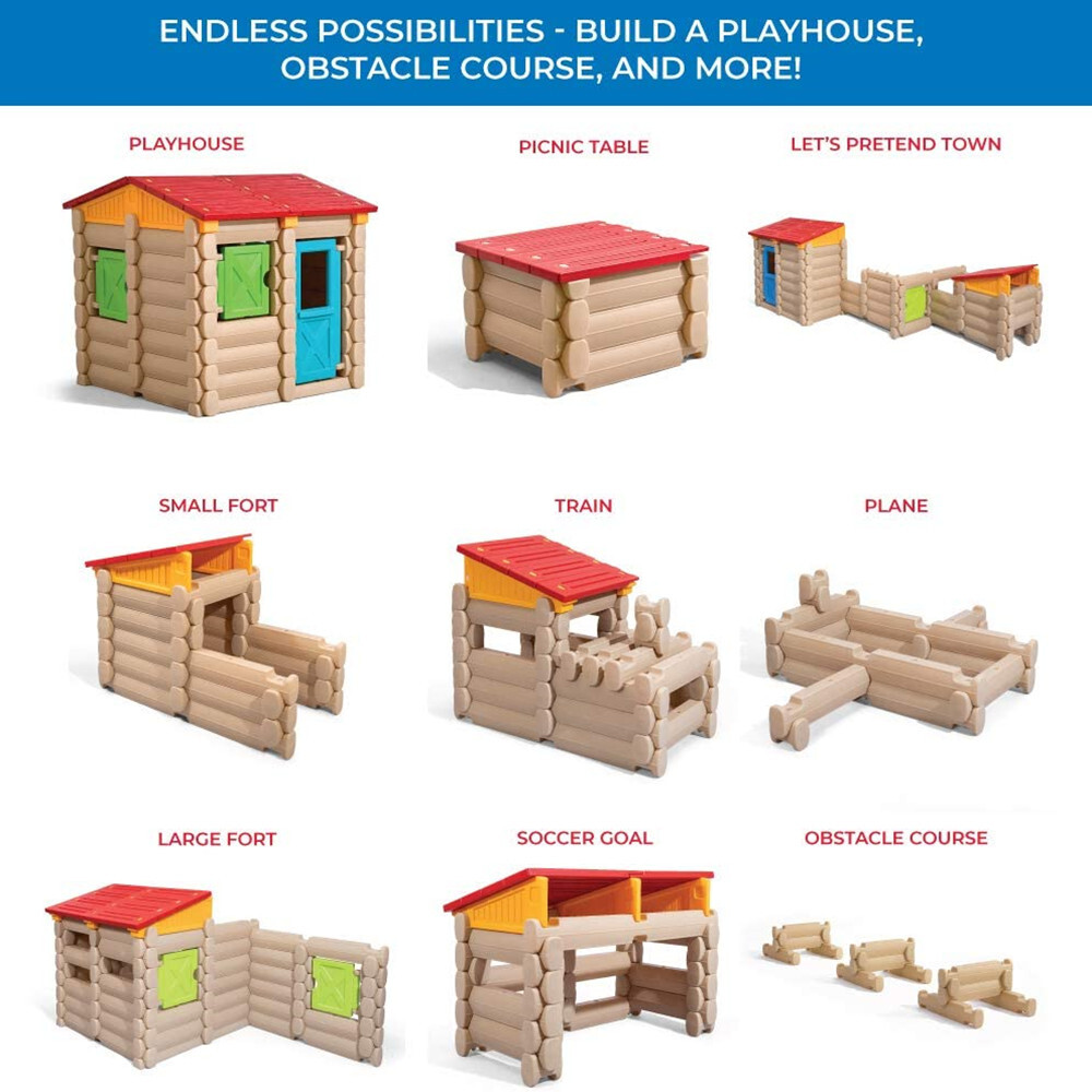 132-Piece Building Set | Kids Interactive Building Playset