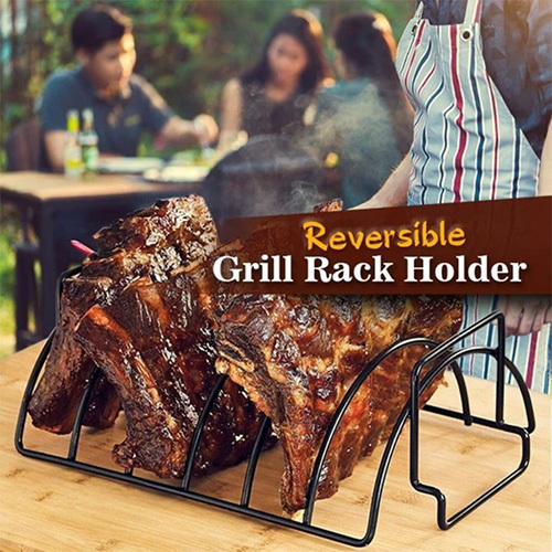 Grill Reversible Rack Holder