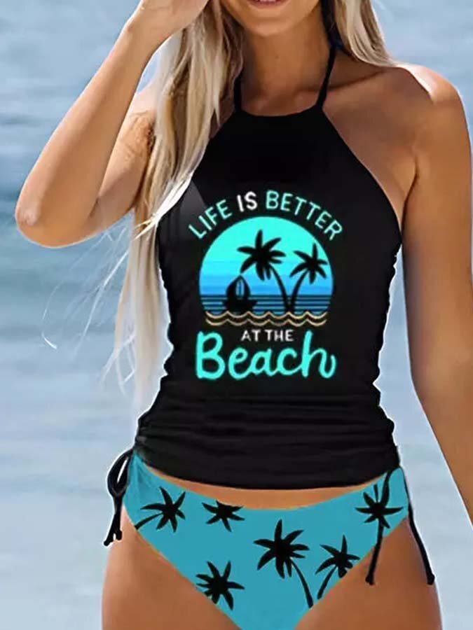 Resort Print Bikini Set