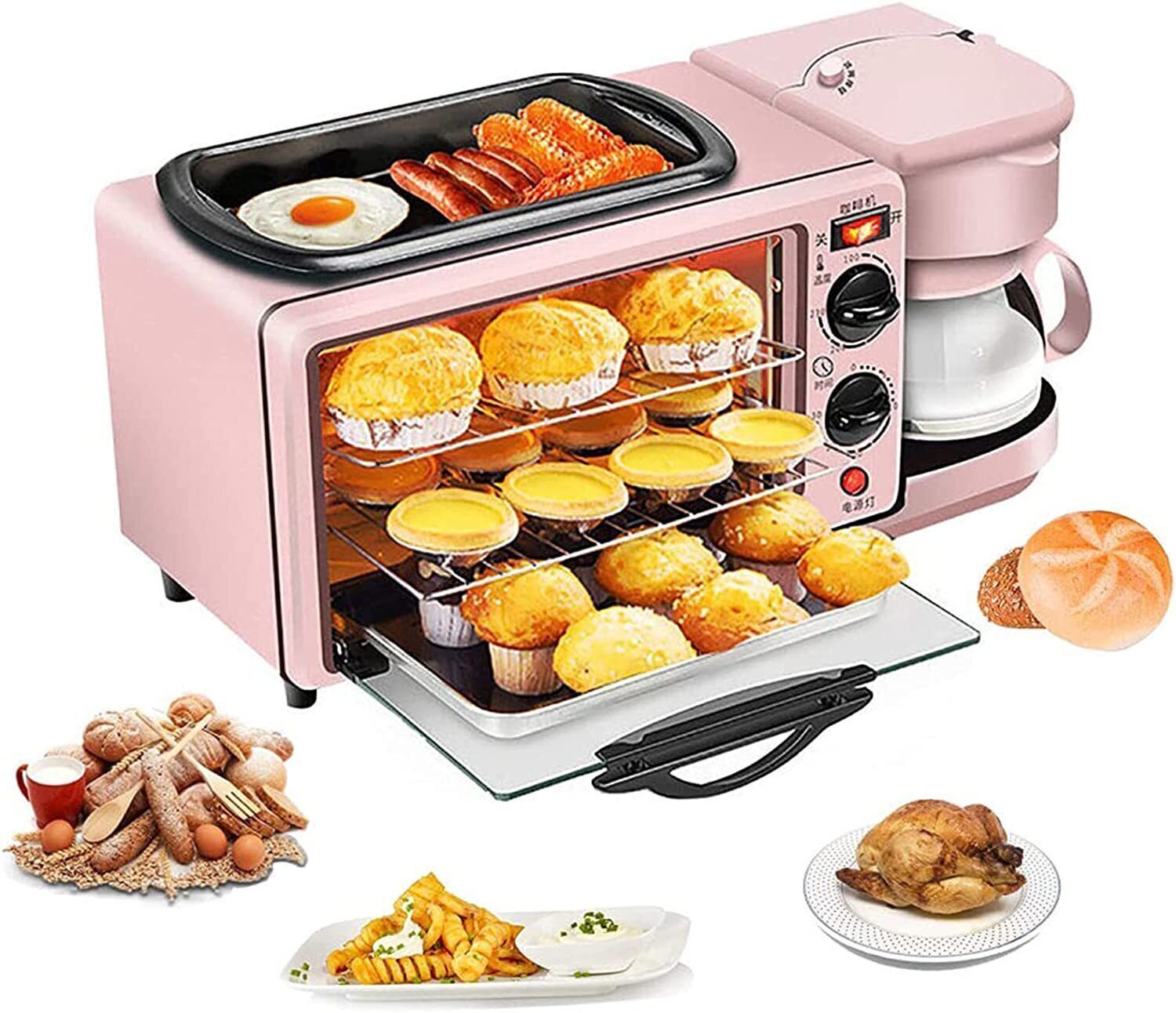 💥Last Day Price💝Multifunctional oven electric three-in-one household breakfast machine