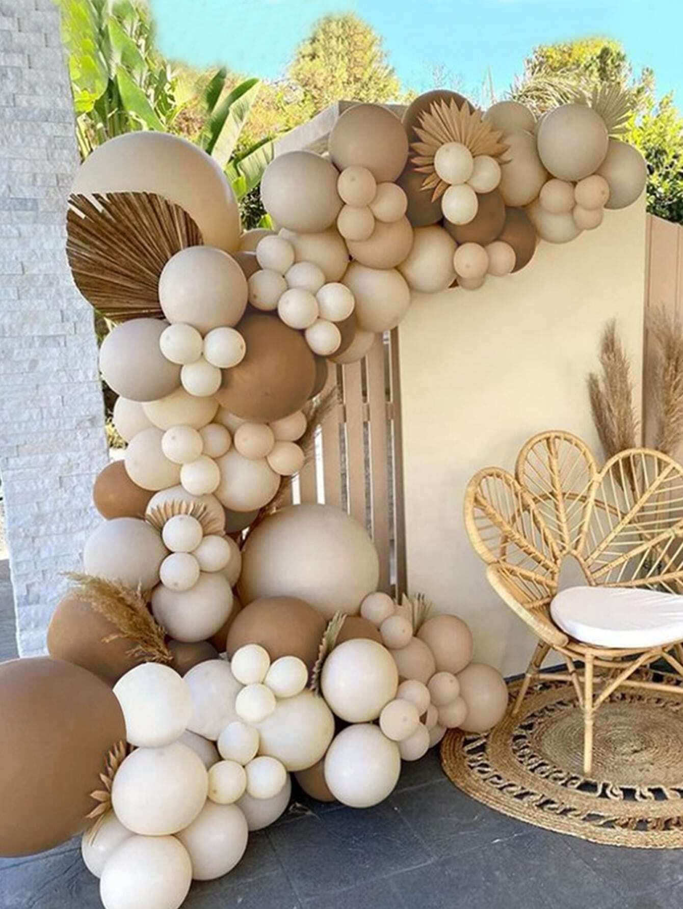 🔥Factory overstock - 115pcs Plain Color Balloon Garland, Decorative Balloon Arch Kit For Wedding Party