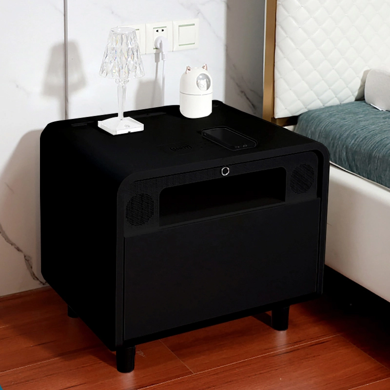 🔥【Limited Time Offer】Smart Bedside Table - Bluetooth Speaker/Fingerprint Recognition/Wireless Charging/Ambient Light