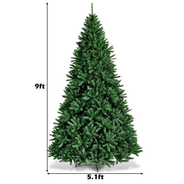 9 ft. Unlit Douglas Full Fir Hinged Artificial Christmas Tree with 3594-Tips