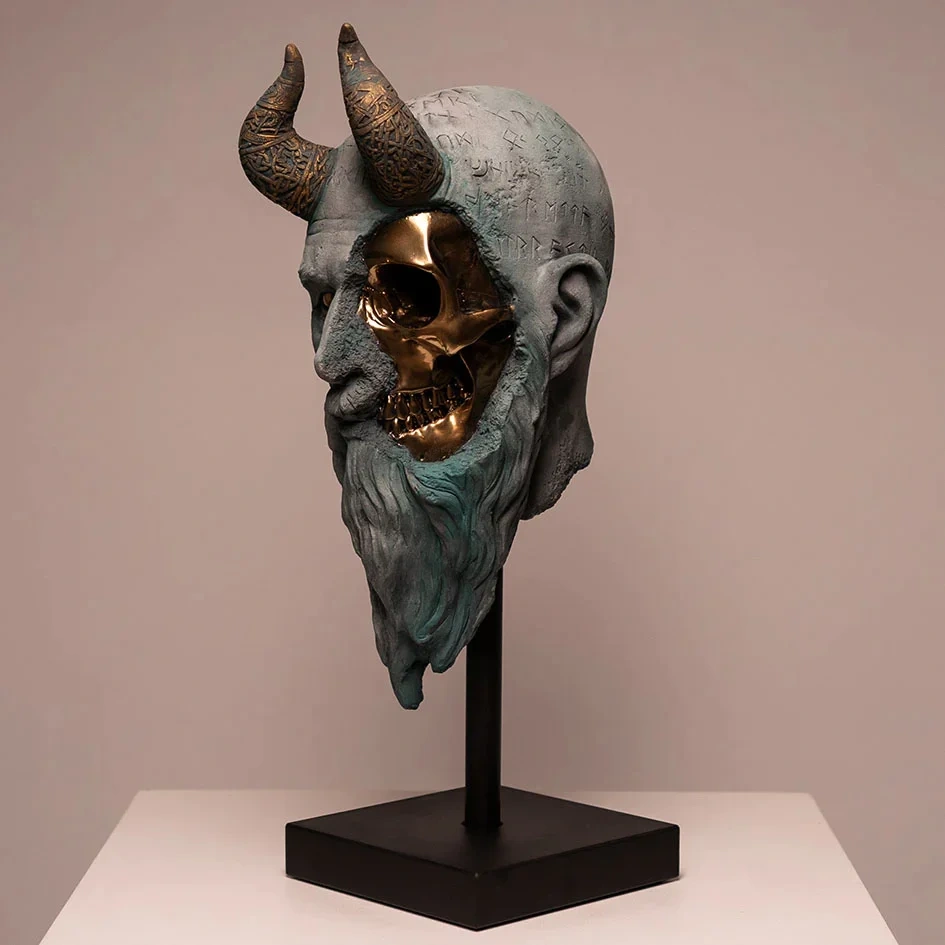 🔥Last day 75% OFF☠️Mimir Skull Statue（Limit one purchase per person！）