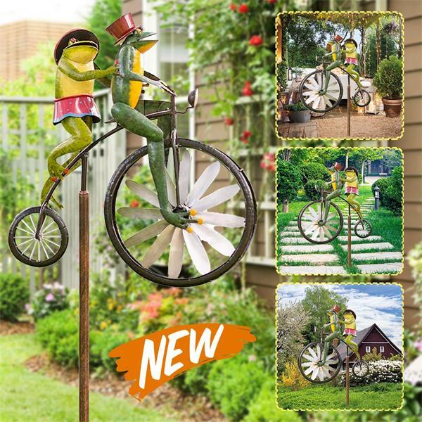 🔥Mother's Day 75% OFF - Vintage Bicycle Metal Wind Spinner