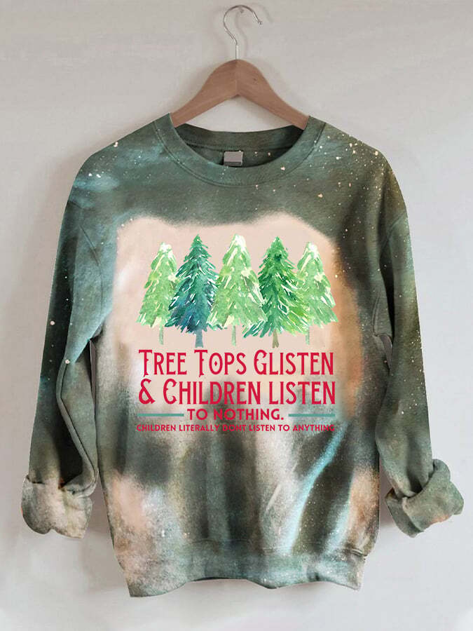 Women's Tree Tops Glisten Sweatshirt