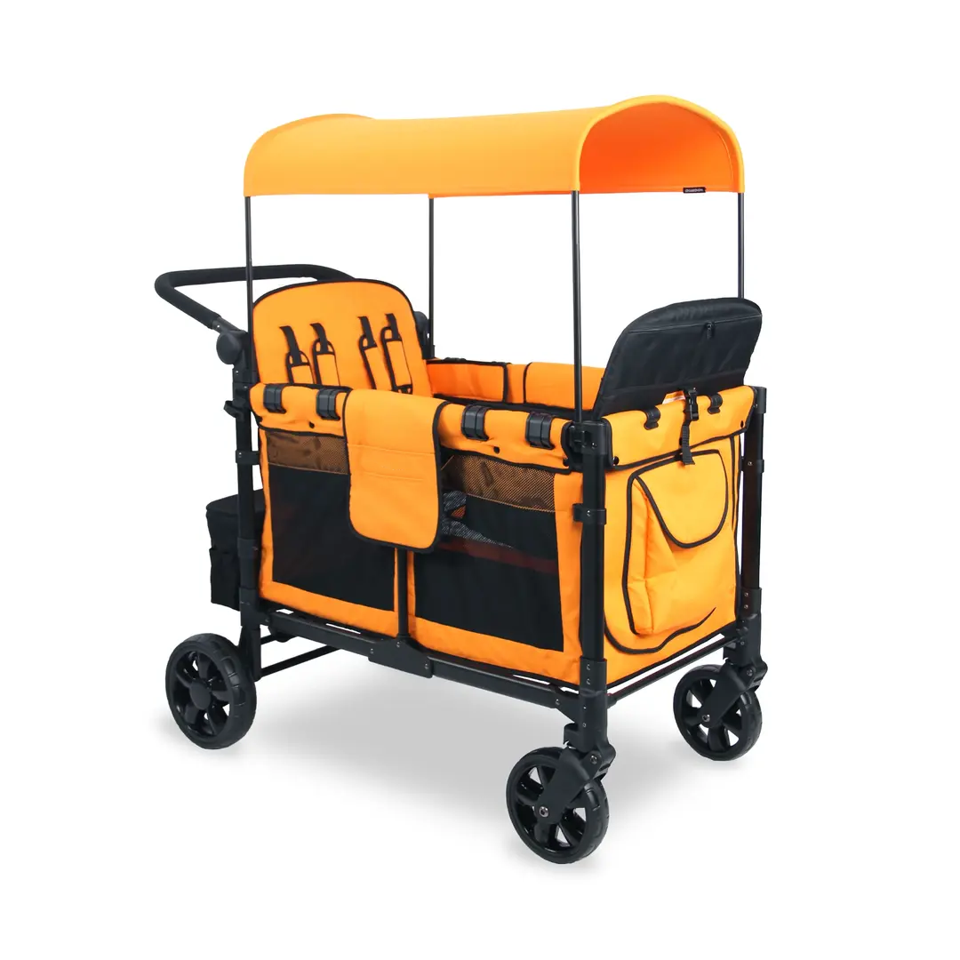 Baby four-wheel stroller (4-seater)