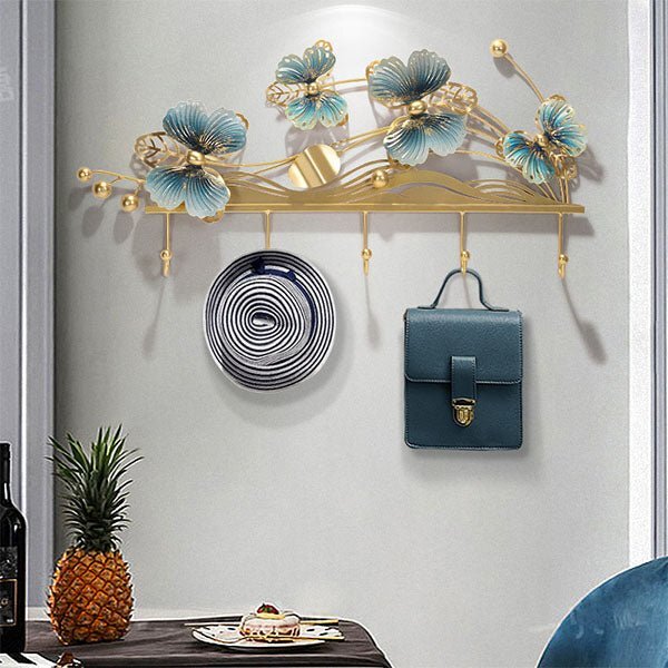Fashion Light Luxury Behind The Door Hanging Clothes Hook Storage