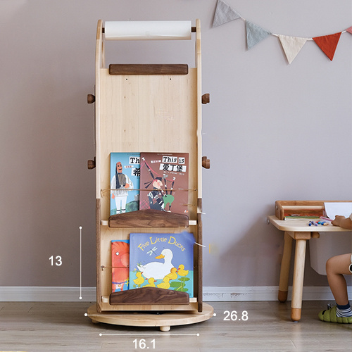 360° Rotating Children's Bookshelf