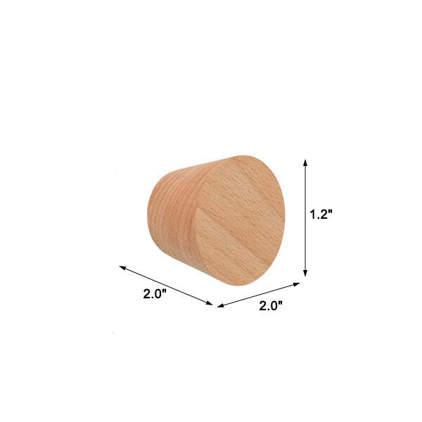 Nordic Solid Wood Hook Creative Wall Sticky Hook
