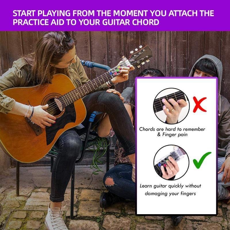 [2022 🔥 Hot Sale]Guitar Chord Assisted Learning Tools