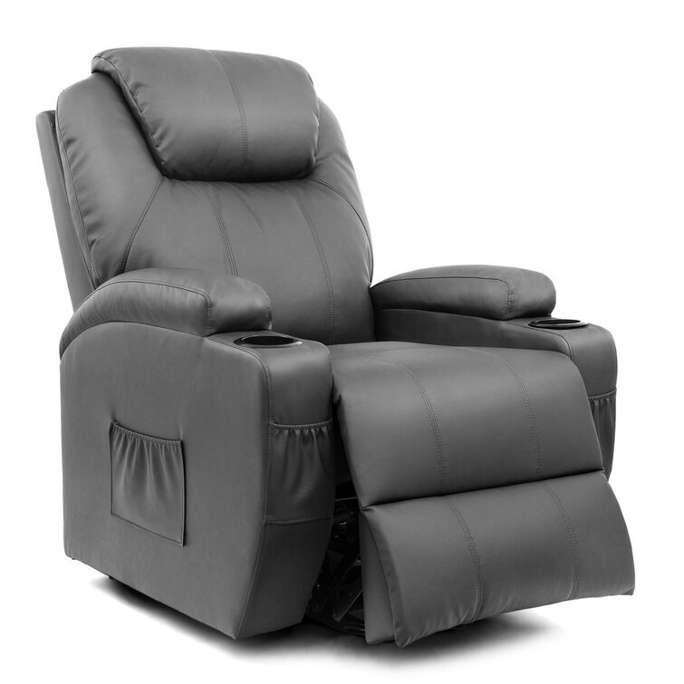 🔥Buy 1 get 1 free🔥✨Faux Leather Power Lift Recliner Chair with Massage and Heating Functions✨