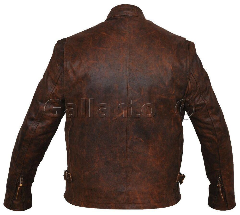 Brown Classic Racer Biker Leather Jacket