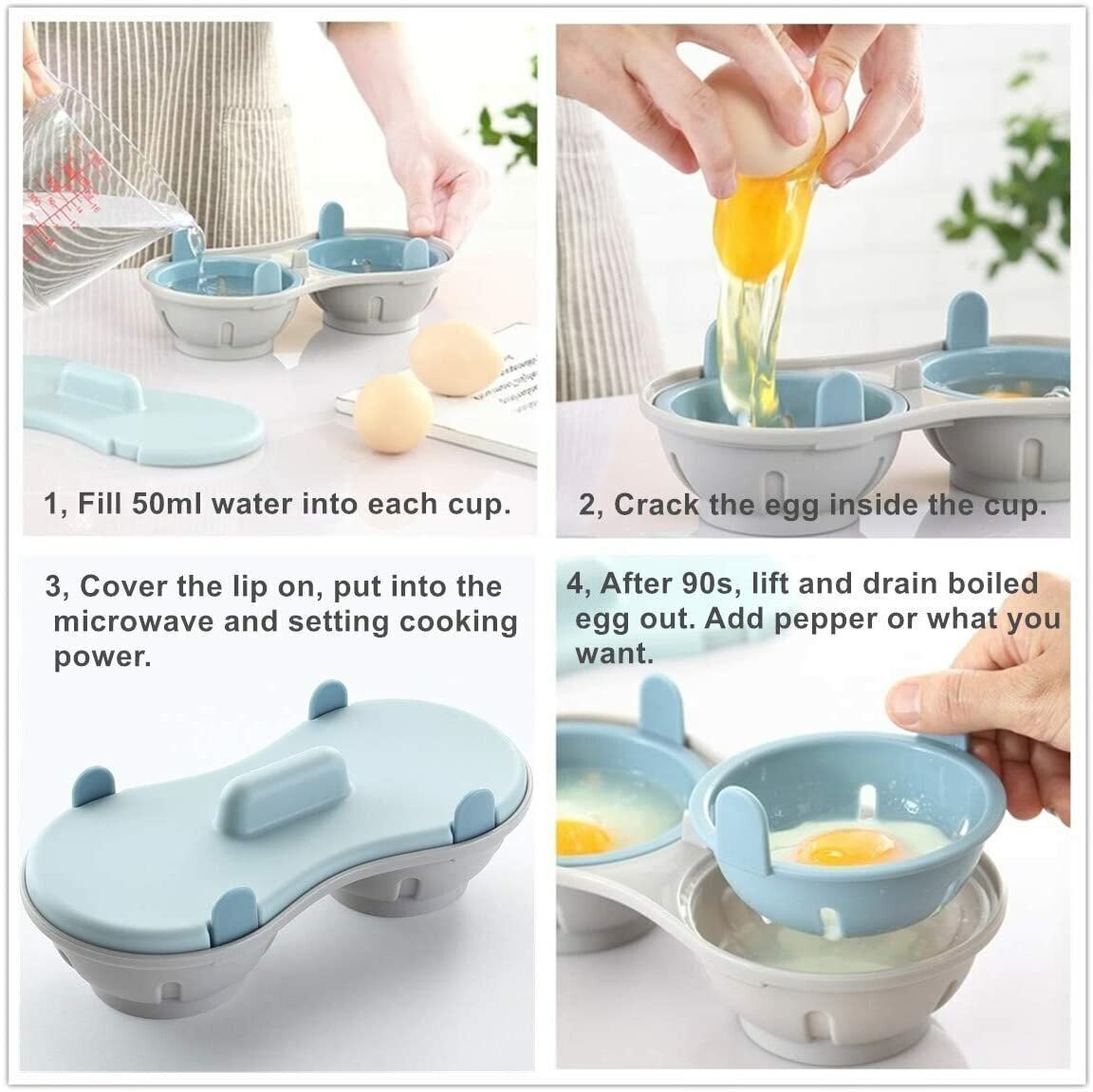 Edible Silicone Drain Egg Boiler(?Hot Sale?)